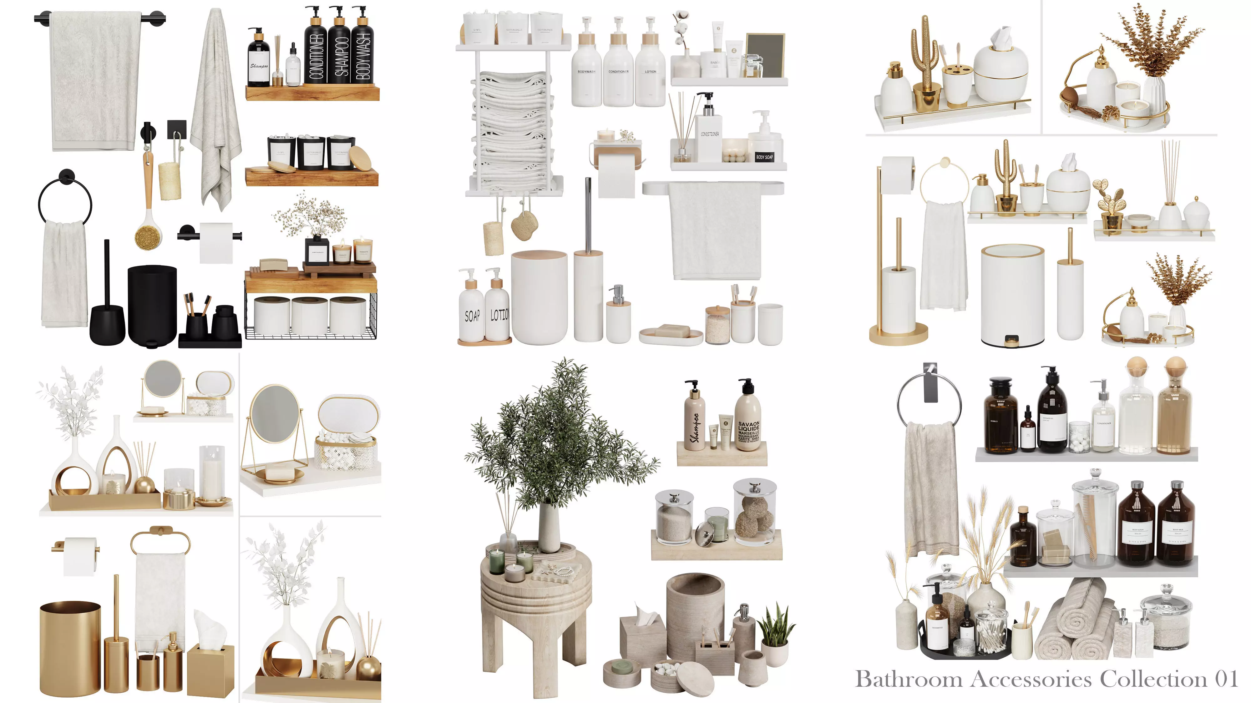 Bathroom Accessories Collection 01 _0