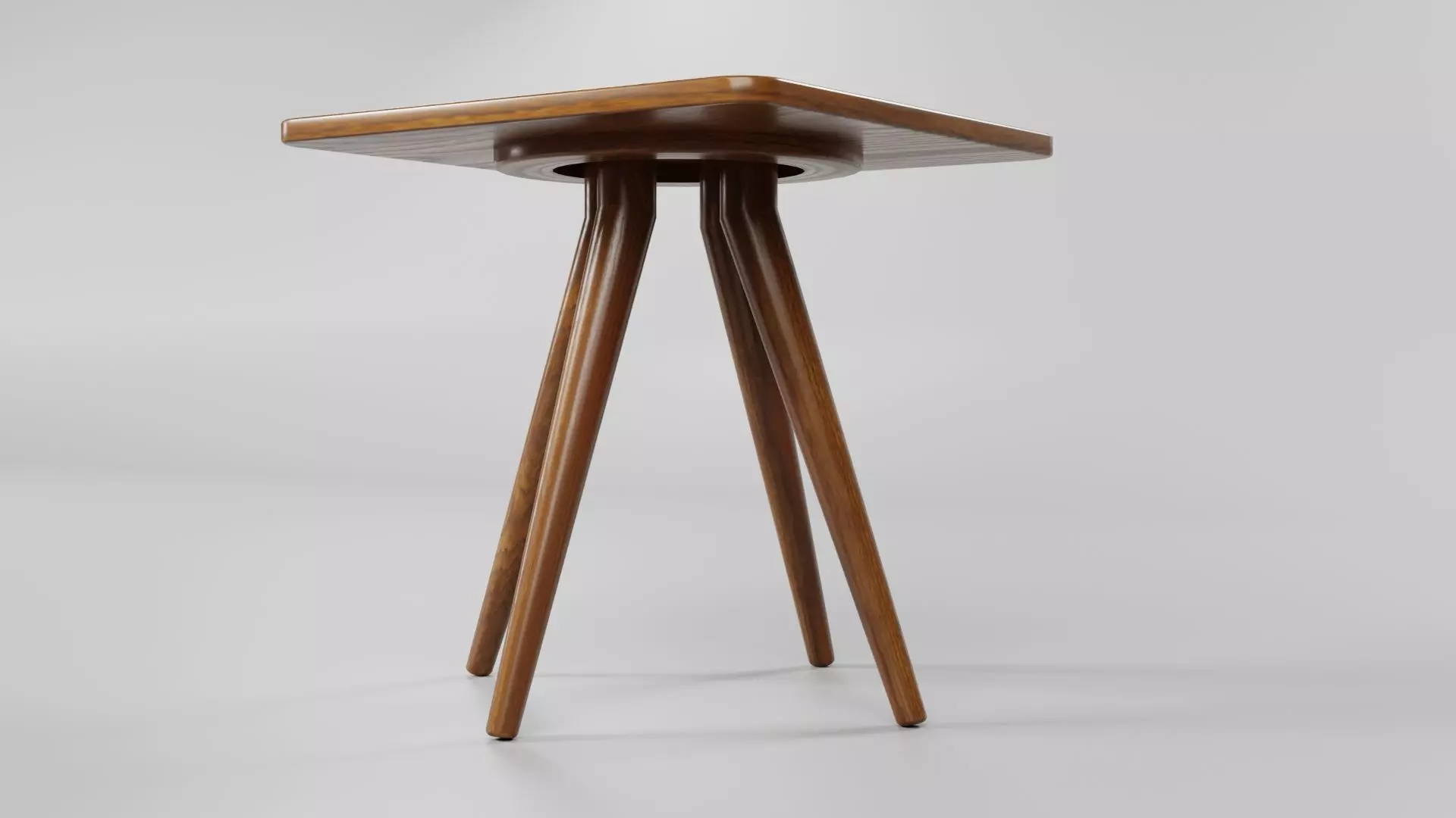 Square Table CG1 3D model_4