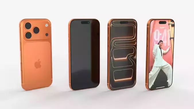 Apple Iphone 17 Pro Orange 2025 