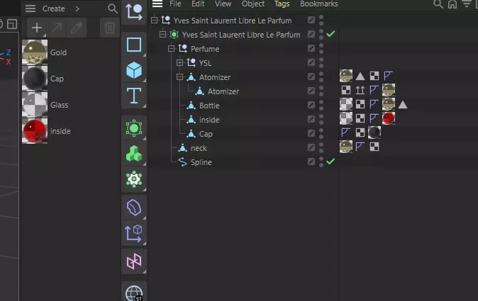 Yves Saint Laurent Libre Le Parfum 3D model_8