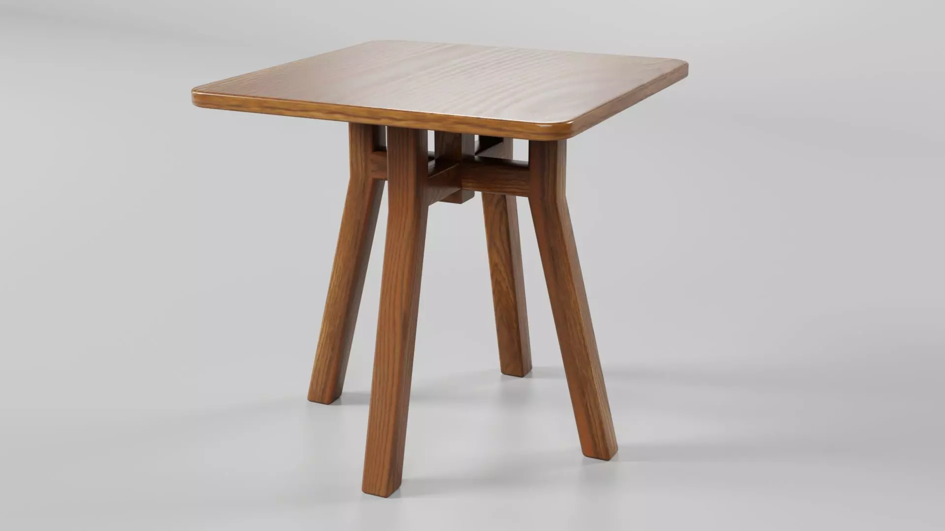 Square Table CG2 3D model_3