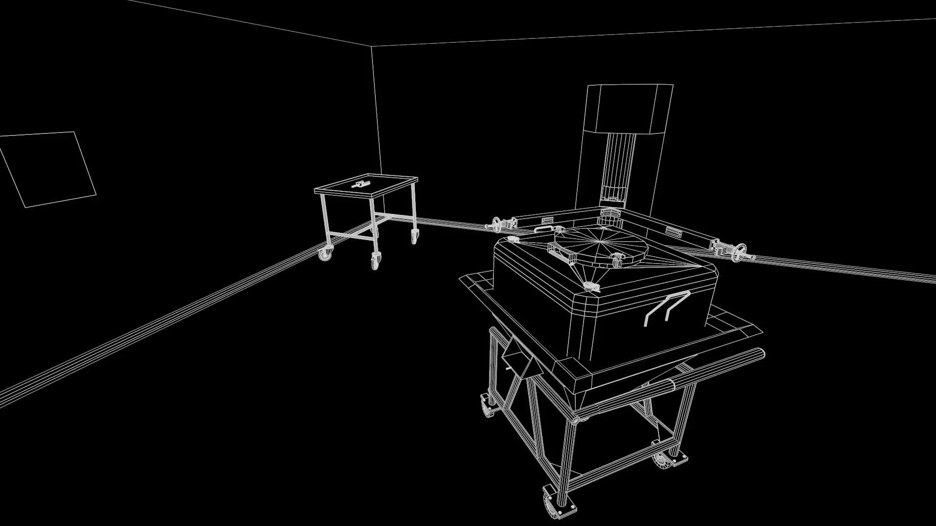 Bin Blender Machine Room Low-poly 3D model_13