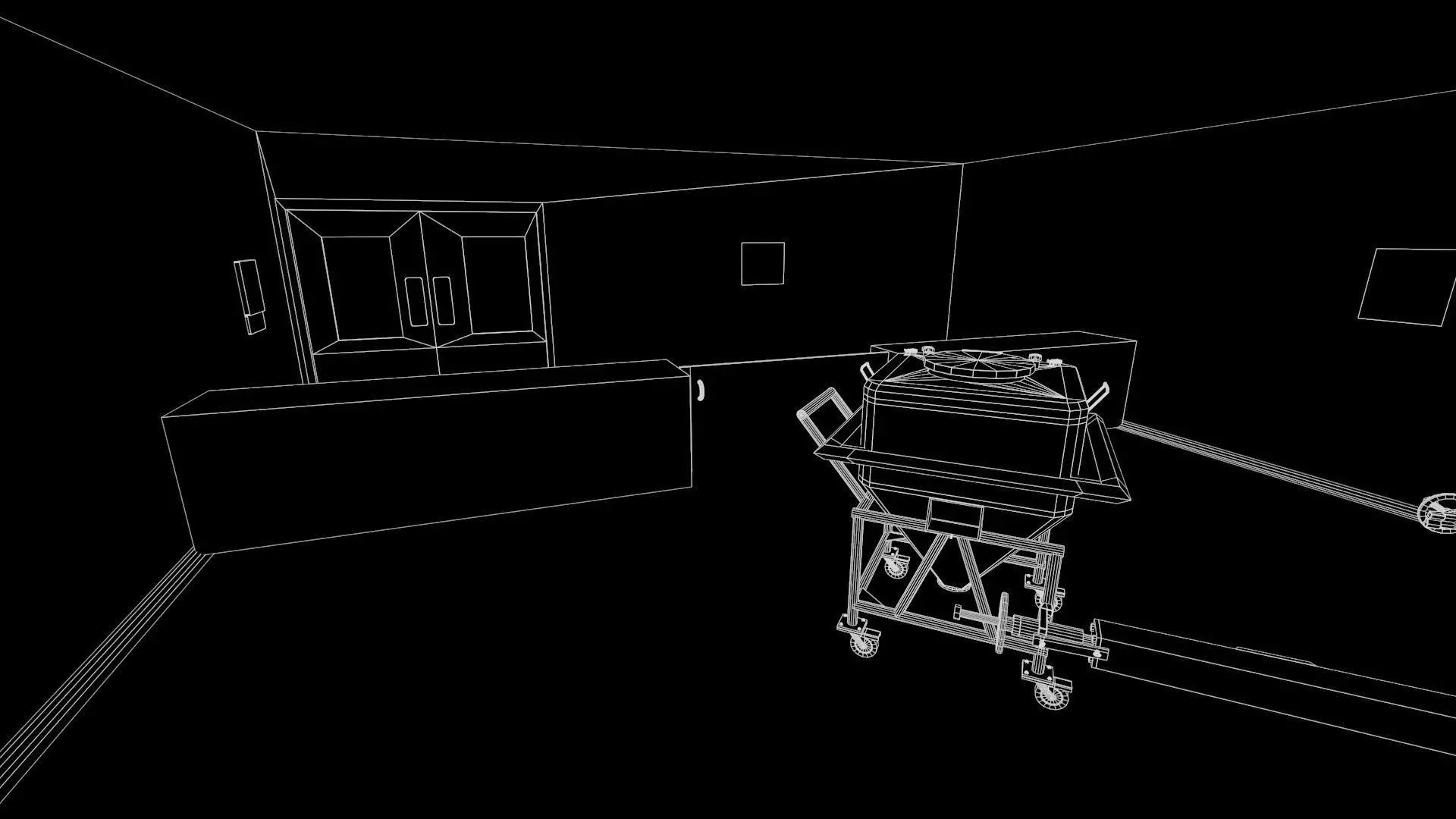 Bin Blender Machine Room Low-poly 3D model_10