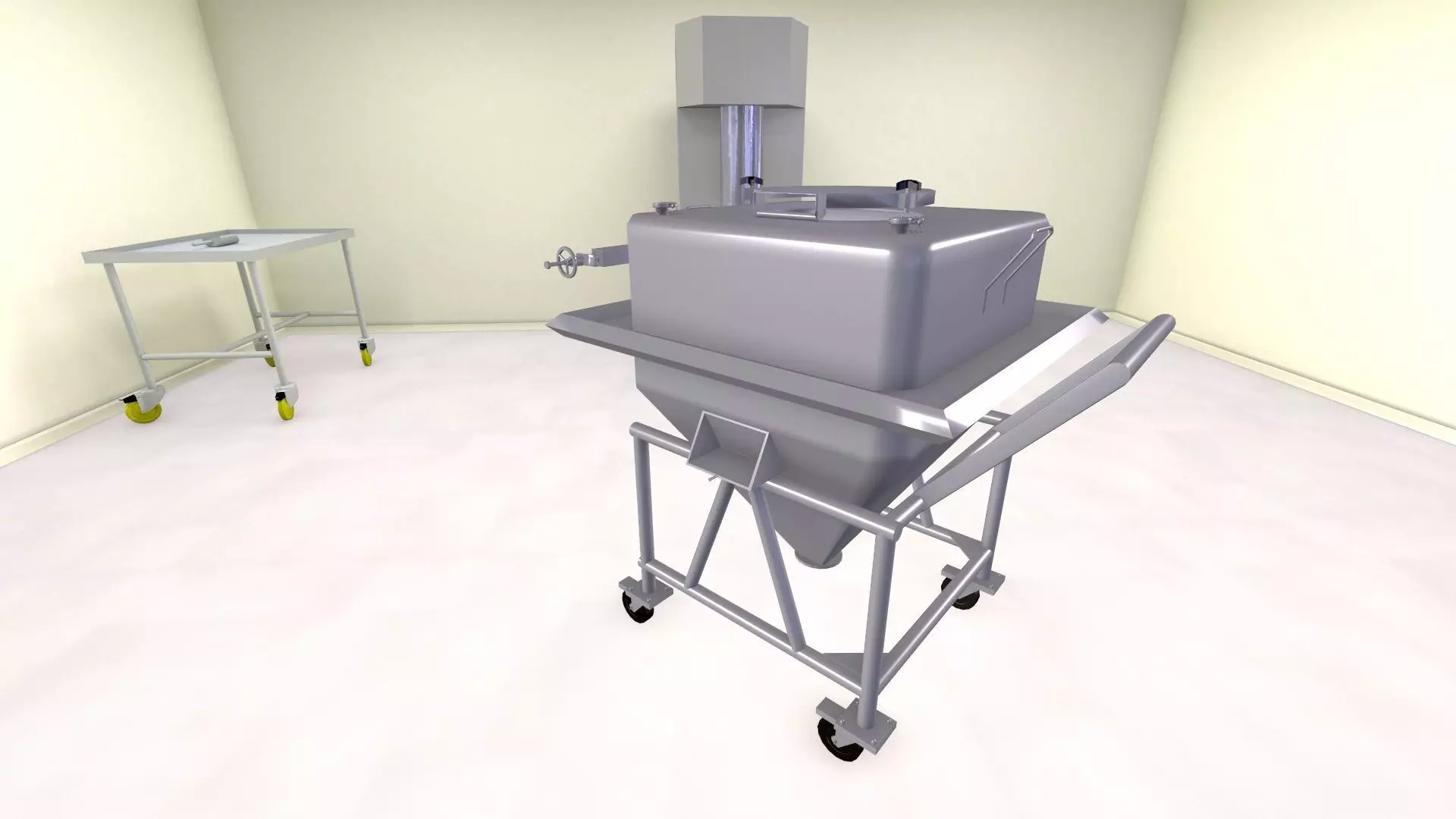 Bin Blender Machine Room Low-poly 3D model_3