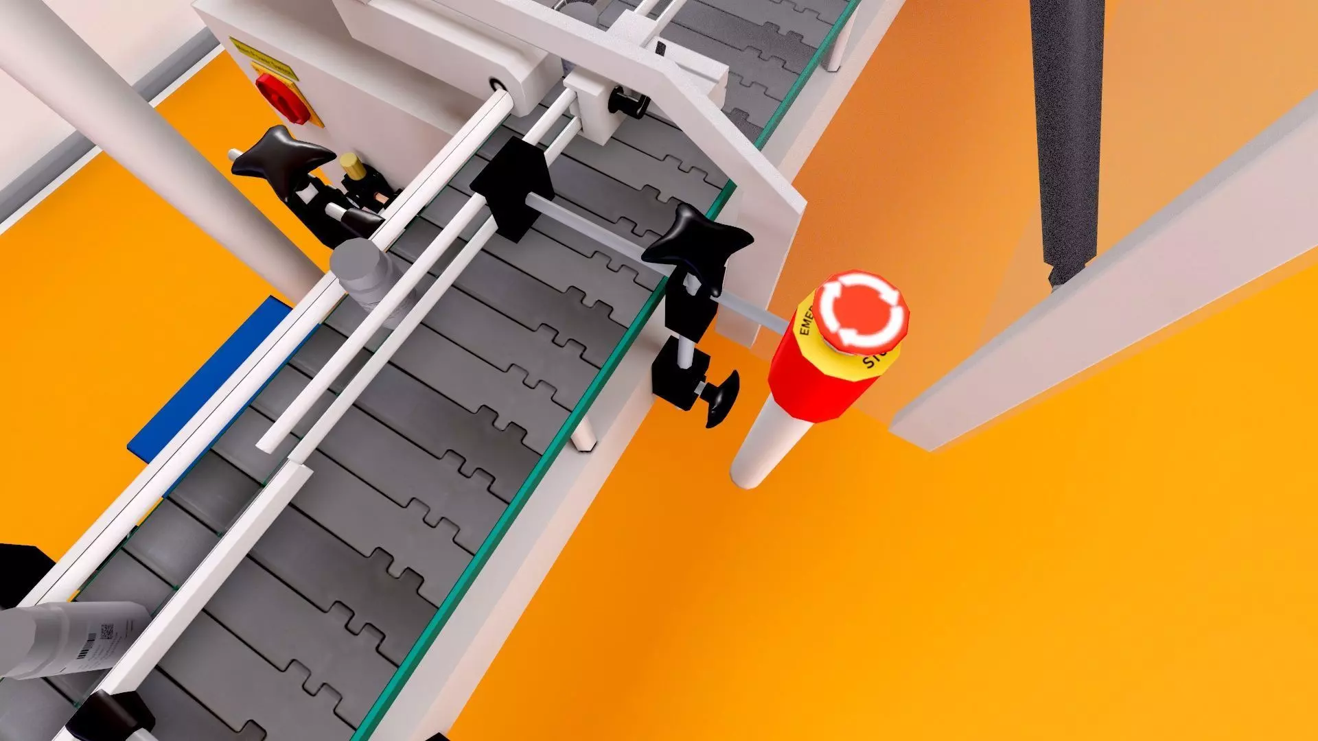 Pharmaceutical manufacturing  Bulk Line Secondary Room Low-poly 3D model_10