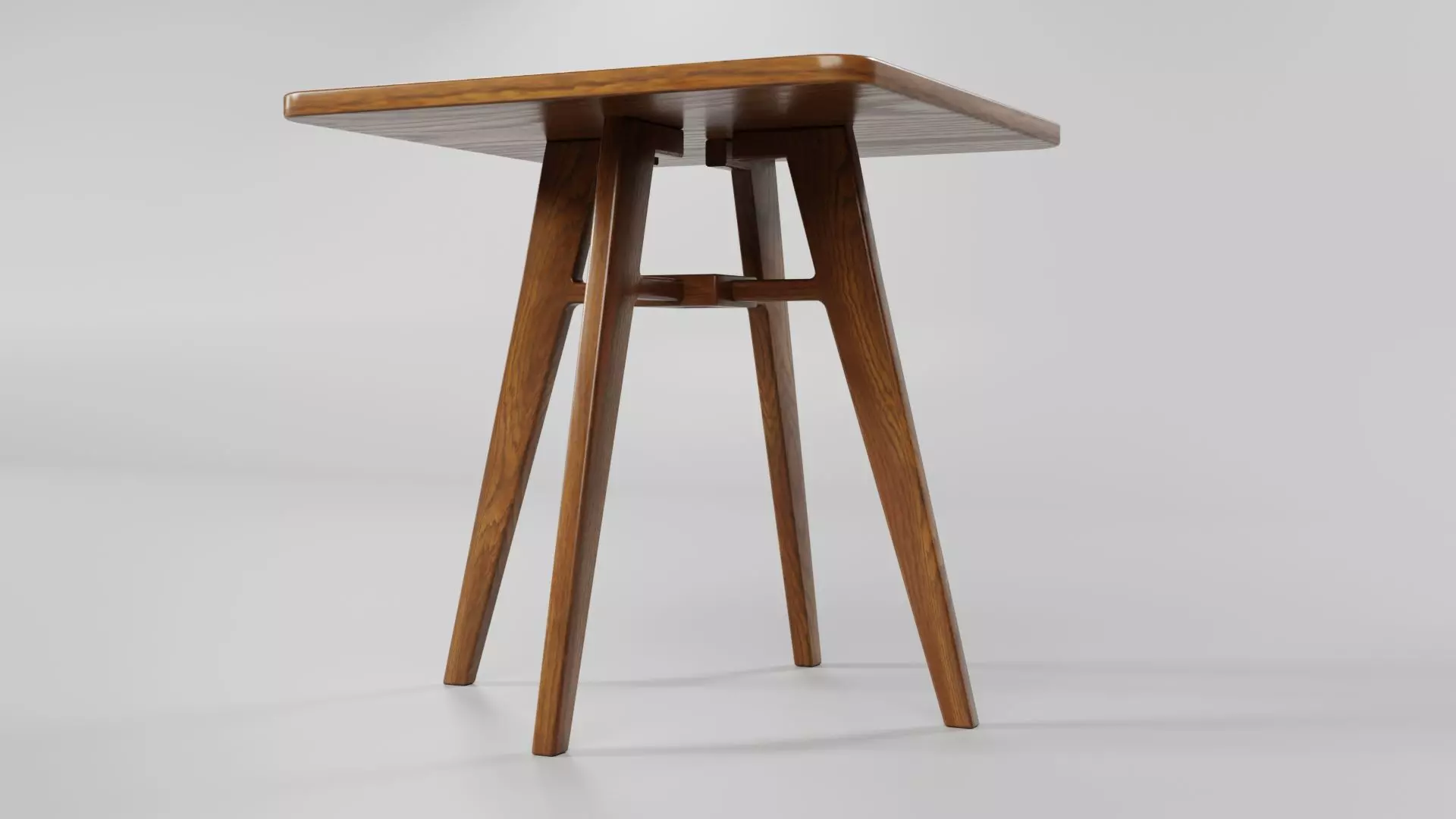 Square Table CG3 3D model_4