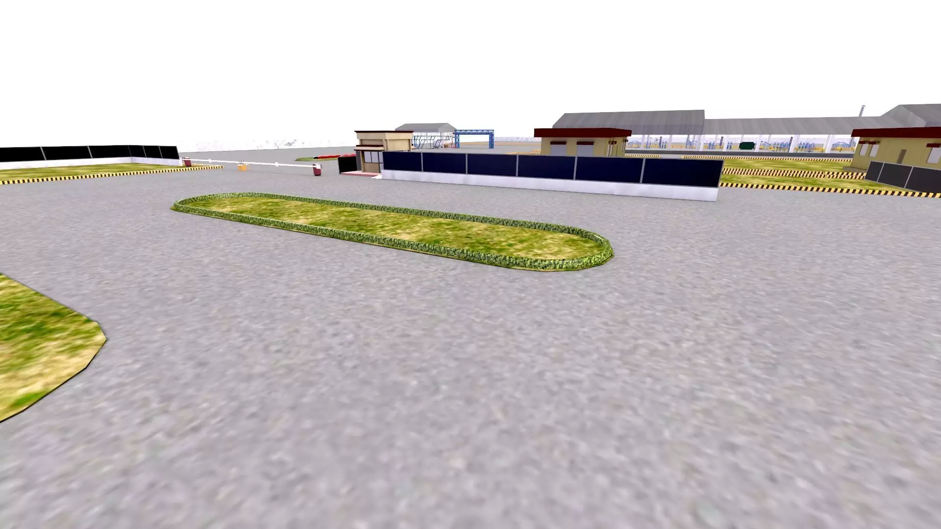 LPG Cylinder Robotic Loading System with Truck Low-poly 3D model_32