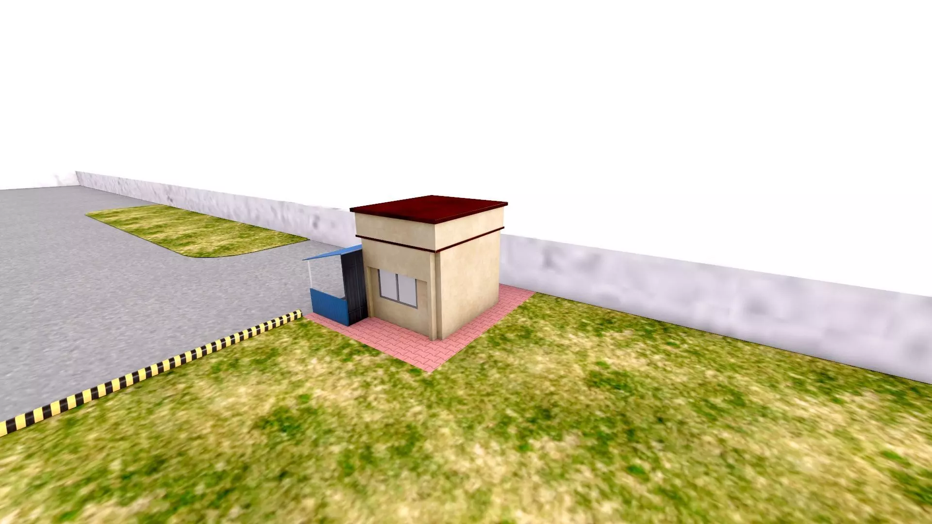 LPG Cylinder Robotic Loading System with Truck Low-poly 3D model_25