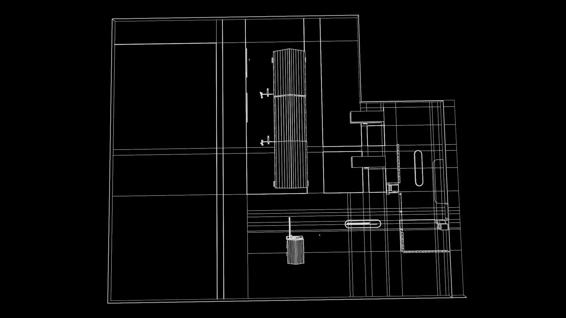 LPG Cylinder Robotic Loading System with Truck Low-poly 3D model_38