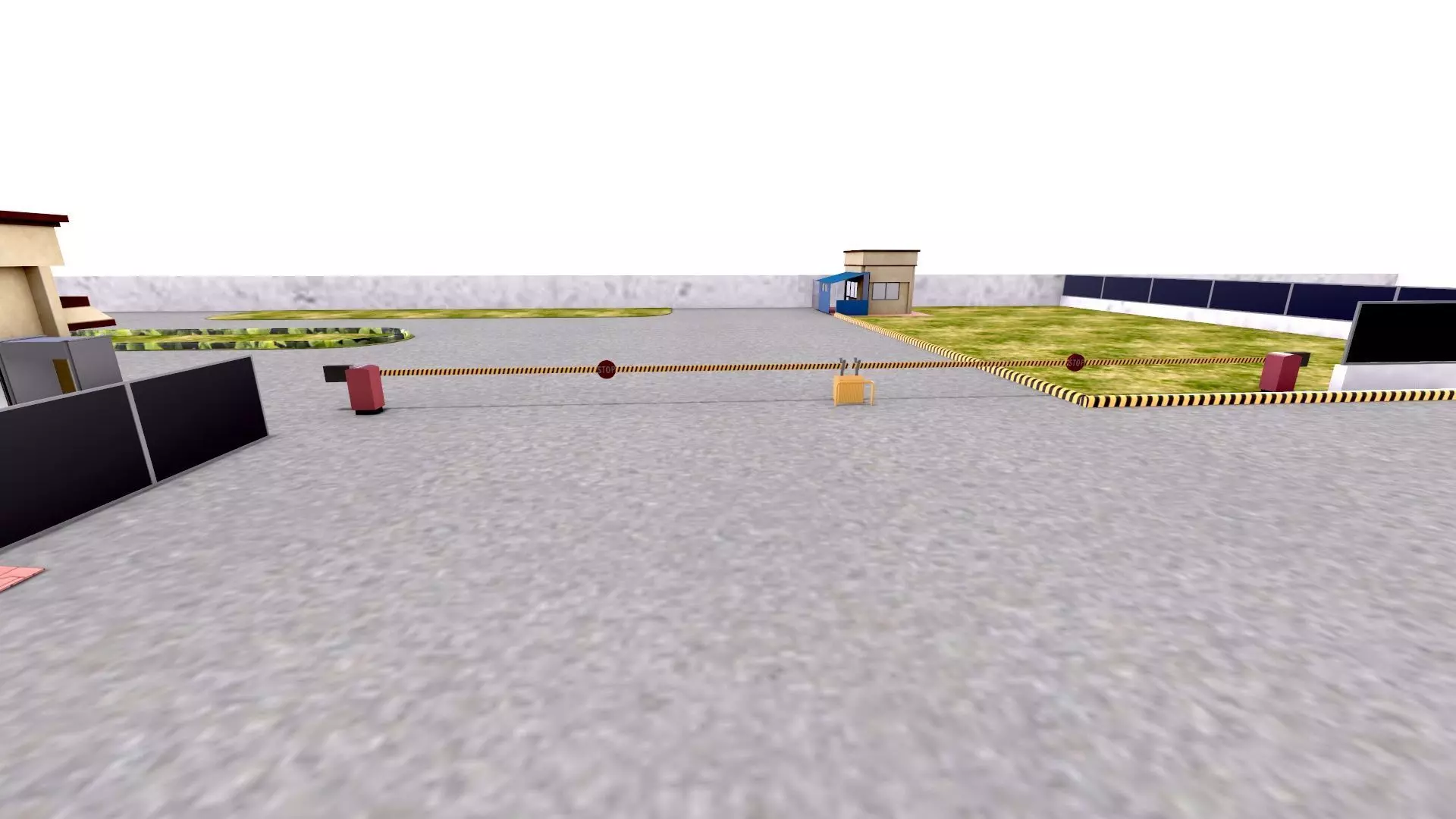 LPG Cylinder Robotic Loading System with Truck Low-poly 3D model_24