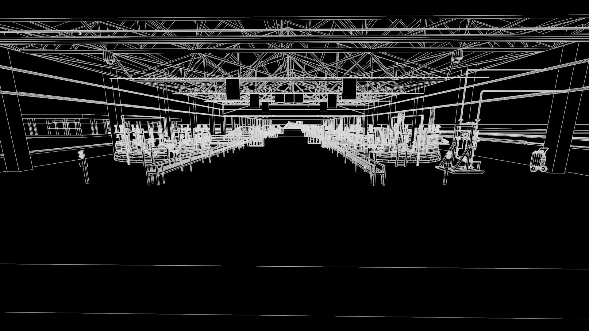 LPG Cylinder Robotic Loading System with Truck Low-poly 3D model_37