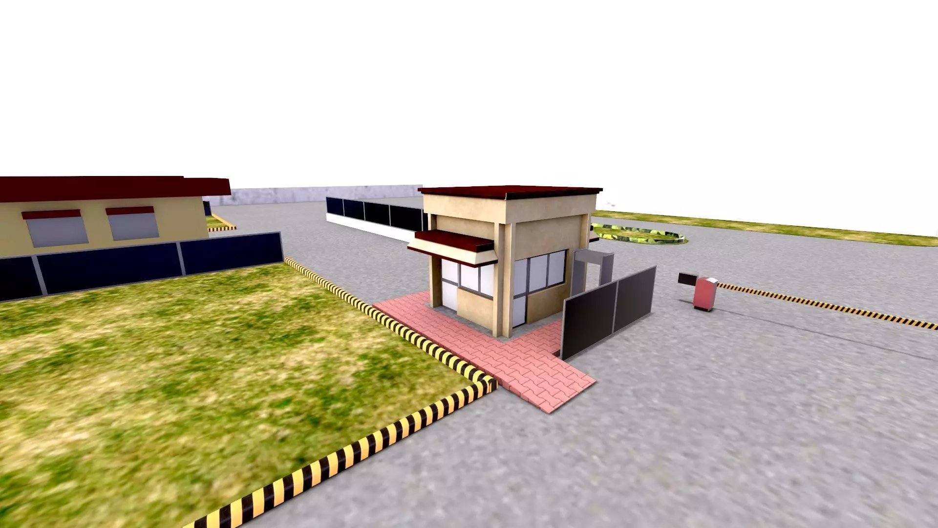 LPG Cylinder Robotic Loading System with Truck Low-poly 3D model_23