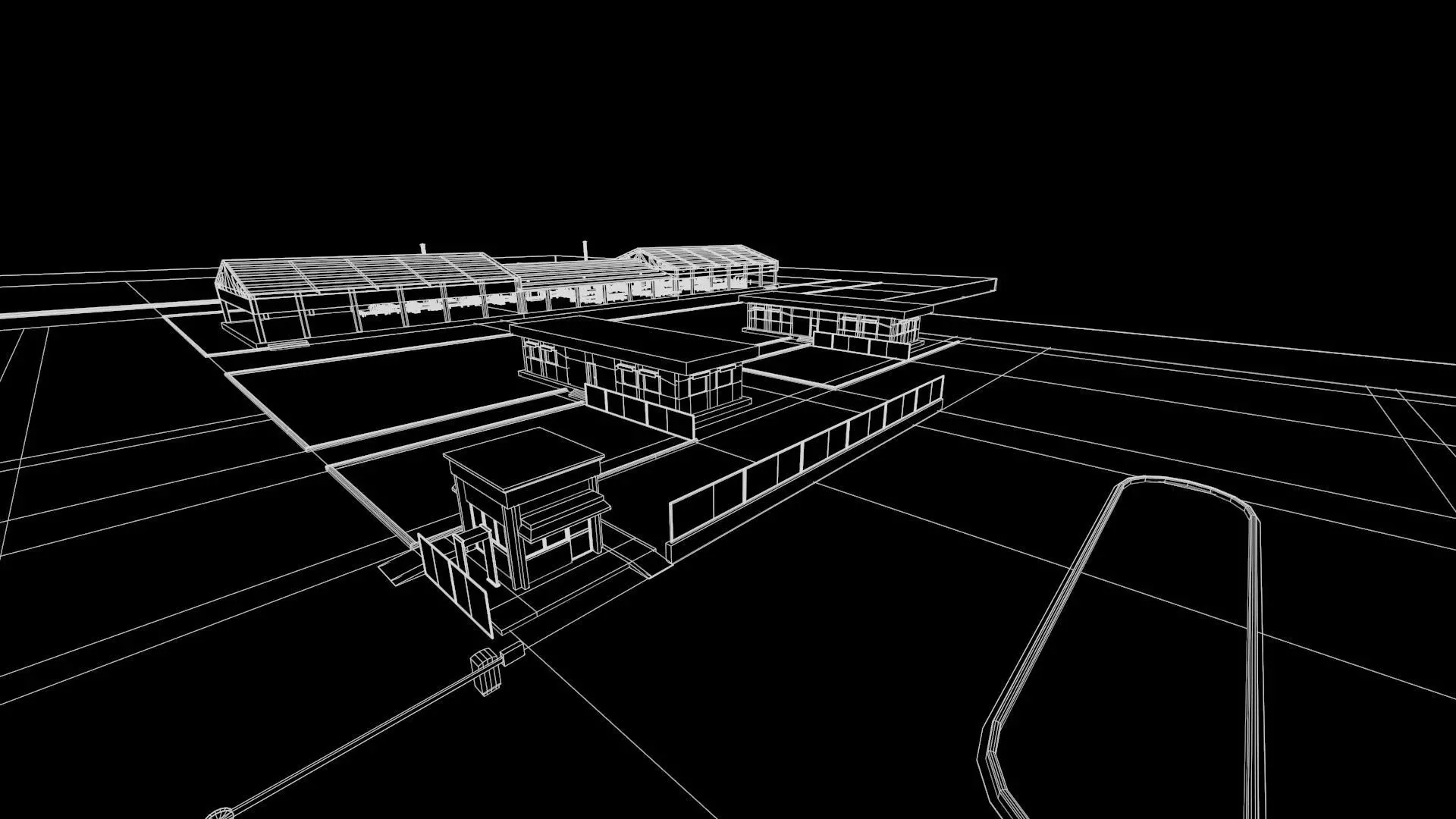 LPG Cylinder Robotic Loading System with Truck Low-poly 3D model_39