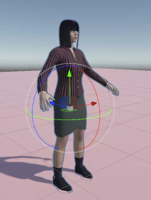 Rigged Human Character with Animations Textures FBX Prefab Pack Low-poly 3D model_3