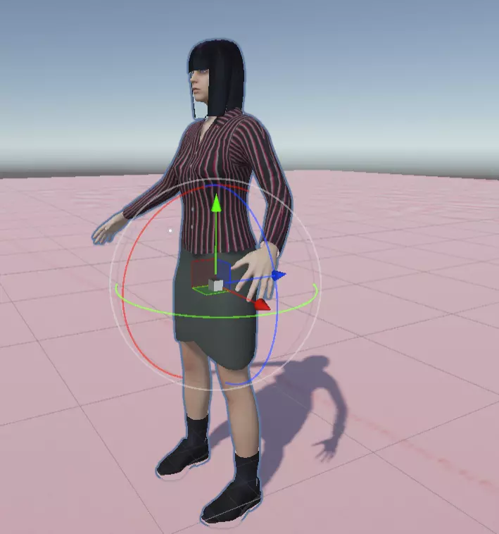 Rigged Human Character with Animations Textures FBX Prefab Pack Low-poly 3D model_2