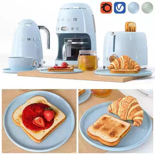 Smeg Breakfast Set