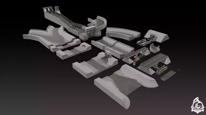 Flood control channel system