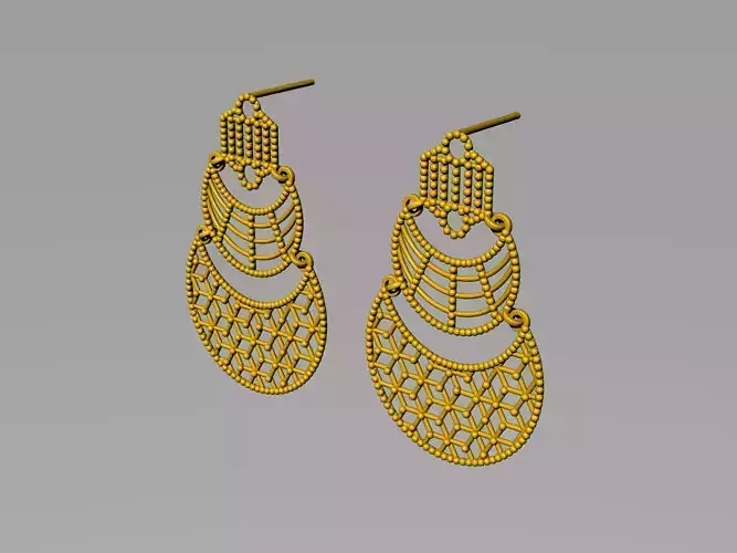 Big earrings new design