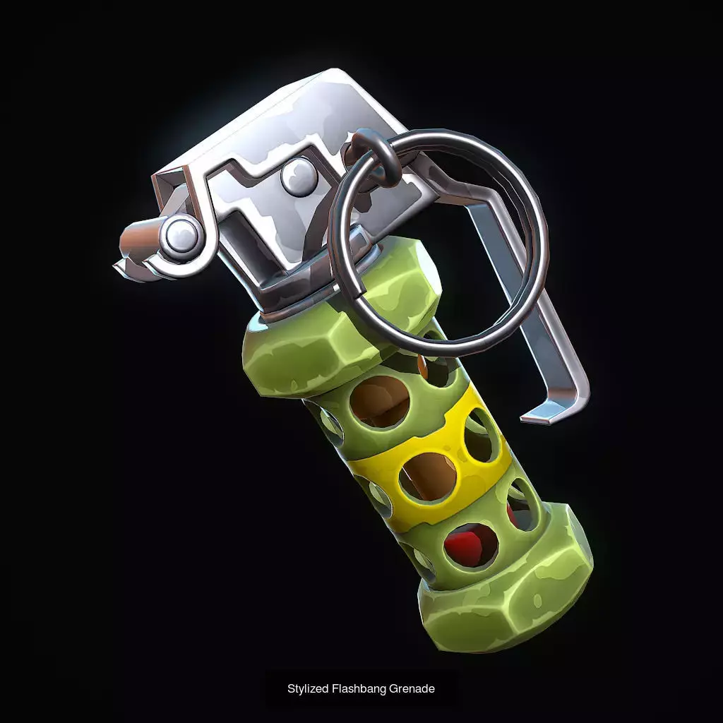 Collection of Stylized Grenades _9