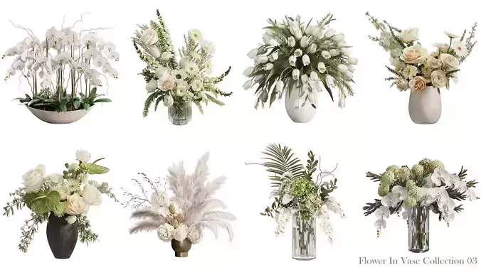 Flower In Vase Collection 03 