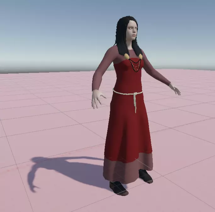 Rigged Human Character with Animations Textures FBX Prefab Pack Low-poly 3D model_3