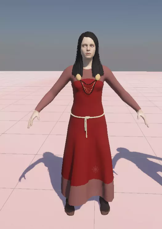 Rigged Human Character with Animations Textures FBX Prefab Pack Low-poly 3D model_1