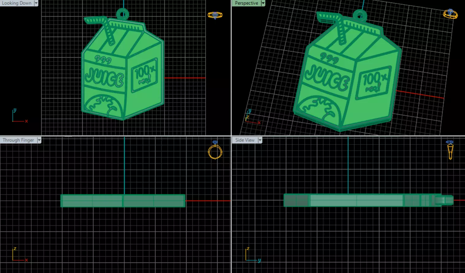 Pendant Juice 3D print model_5