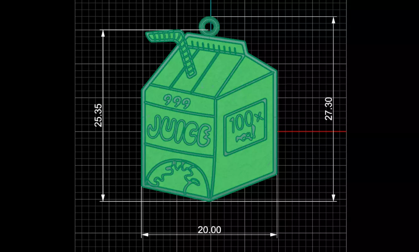 Pendant Juice 3D print model_6