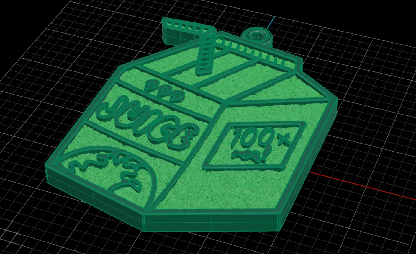 Pendant Juice 3D print model_8