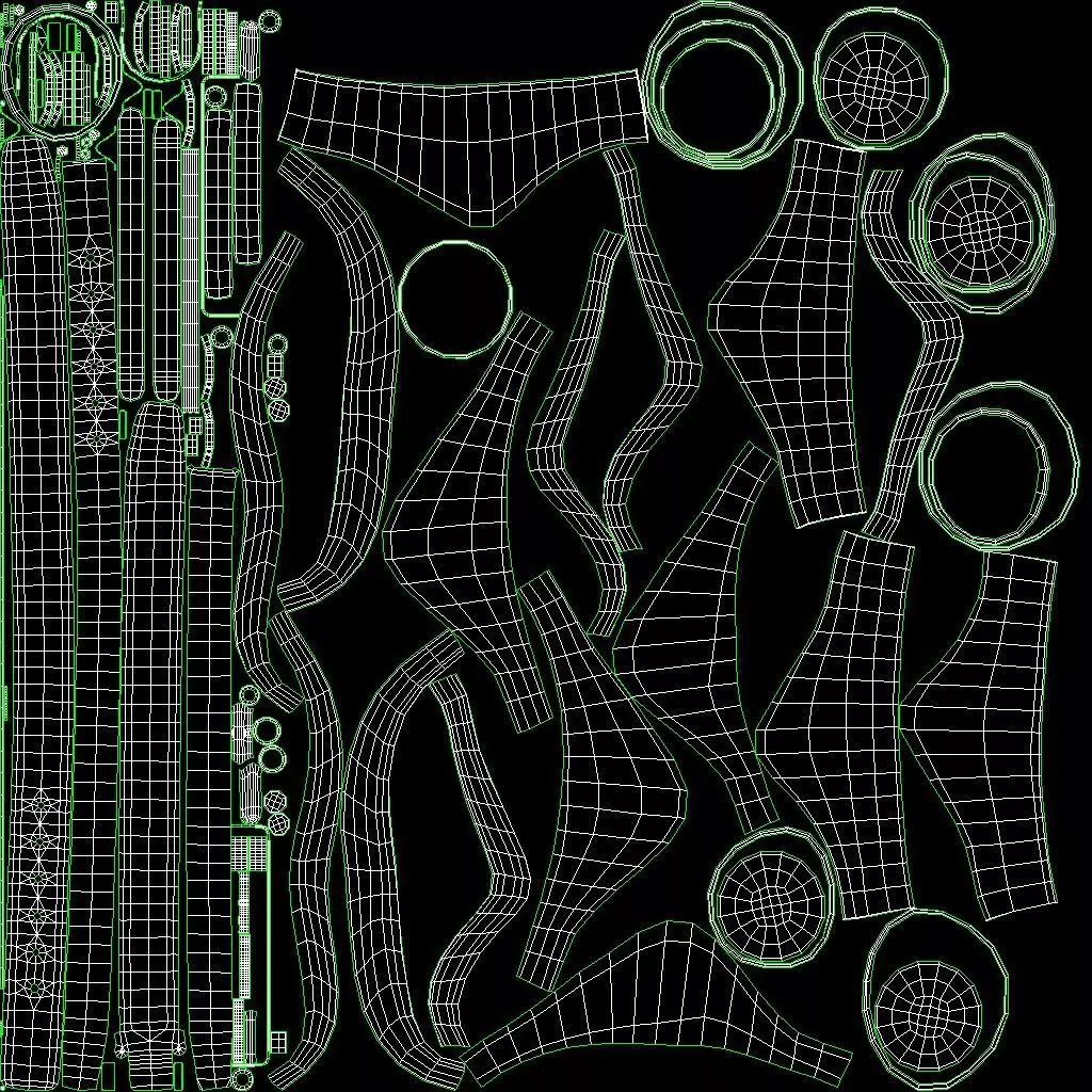 Postapocaliptico Mask v2 Low-poly 3D model_16