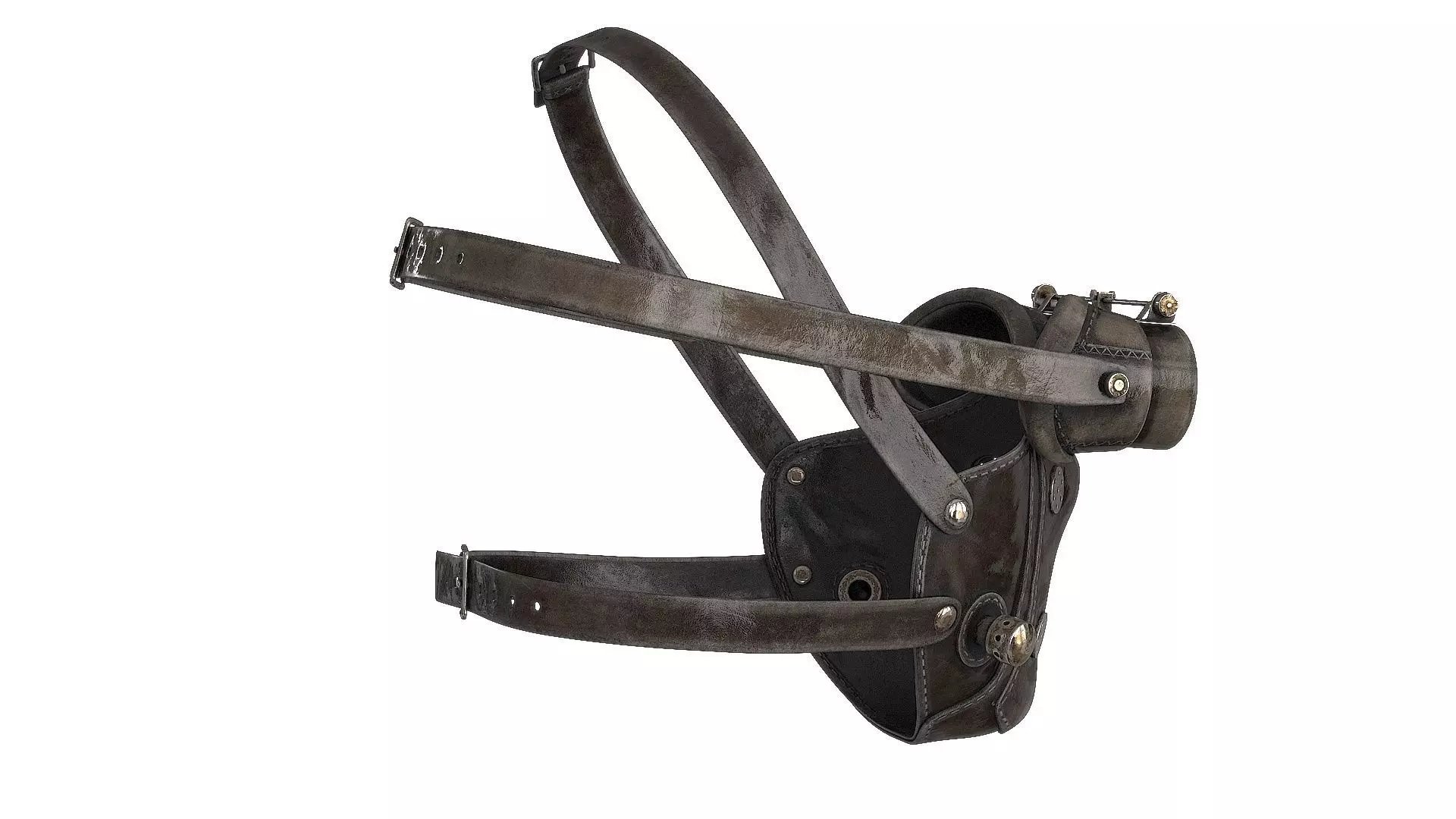 Postapocaliptico Mask v2 Low-poly 3D model_8