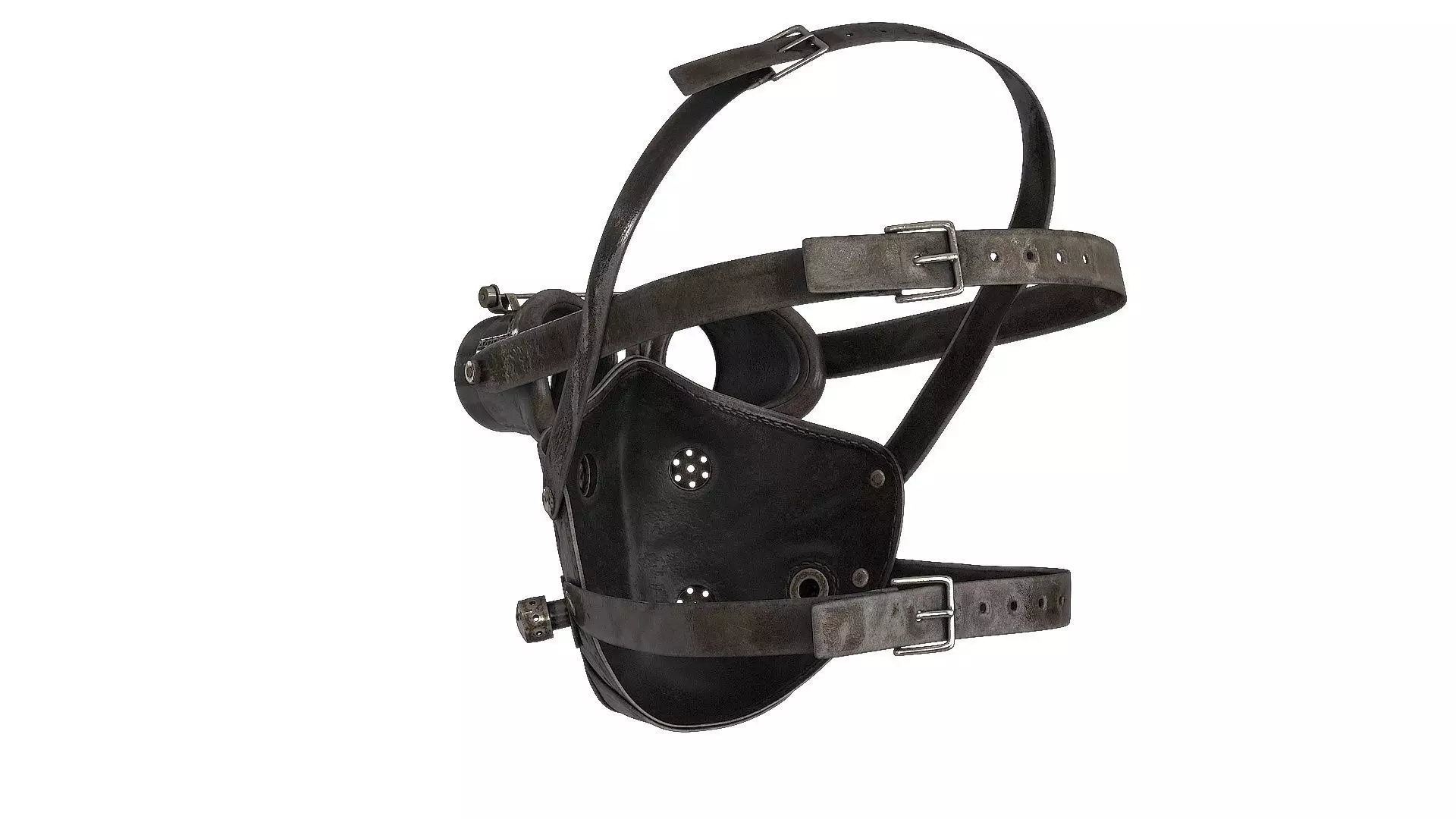 Postapocaliptico Mask v2 Low-poly 3D model_10