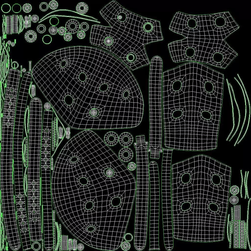 Postapocaliptico Mask v2 Low-poly 3D model_17