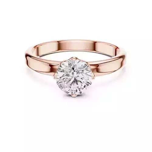 Solitaire Round Cut Diamond Engagement Ring 3DM STL Video