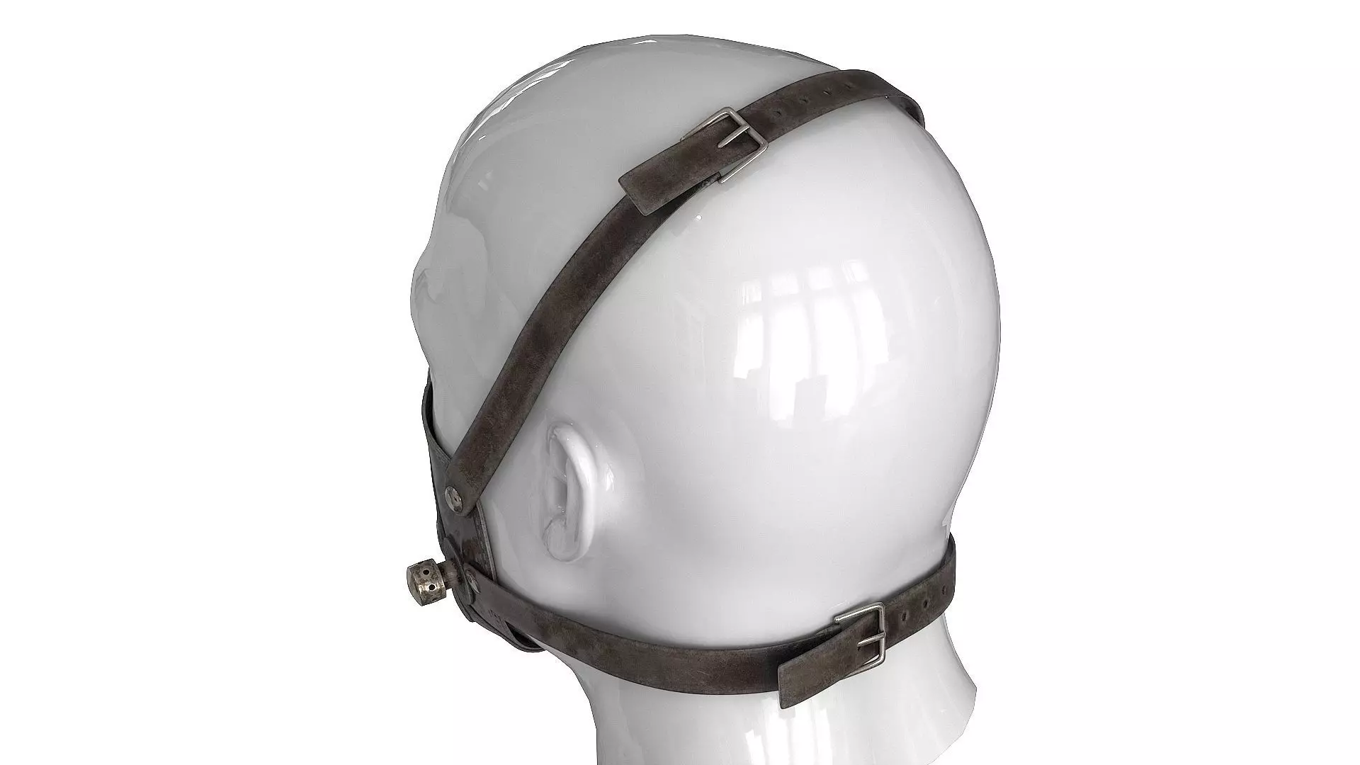 Postapocaliptico Face Mask Low-poly 3D model_2