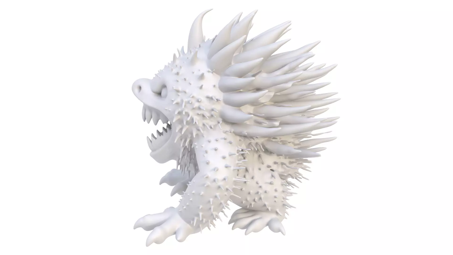 Rambutan predator 3D model_3