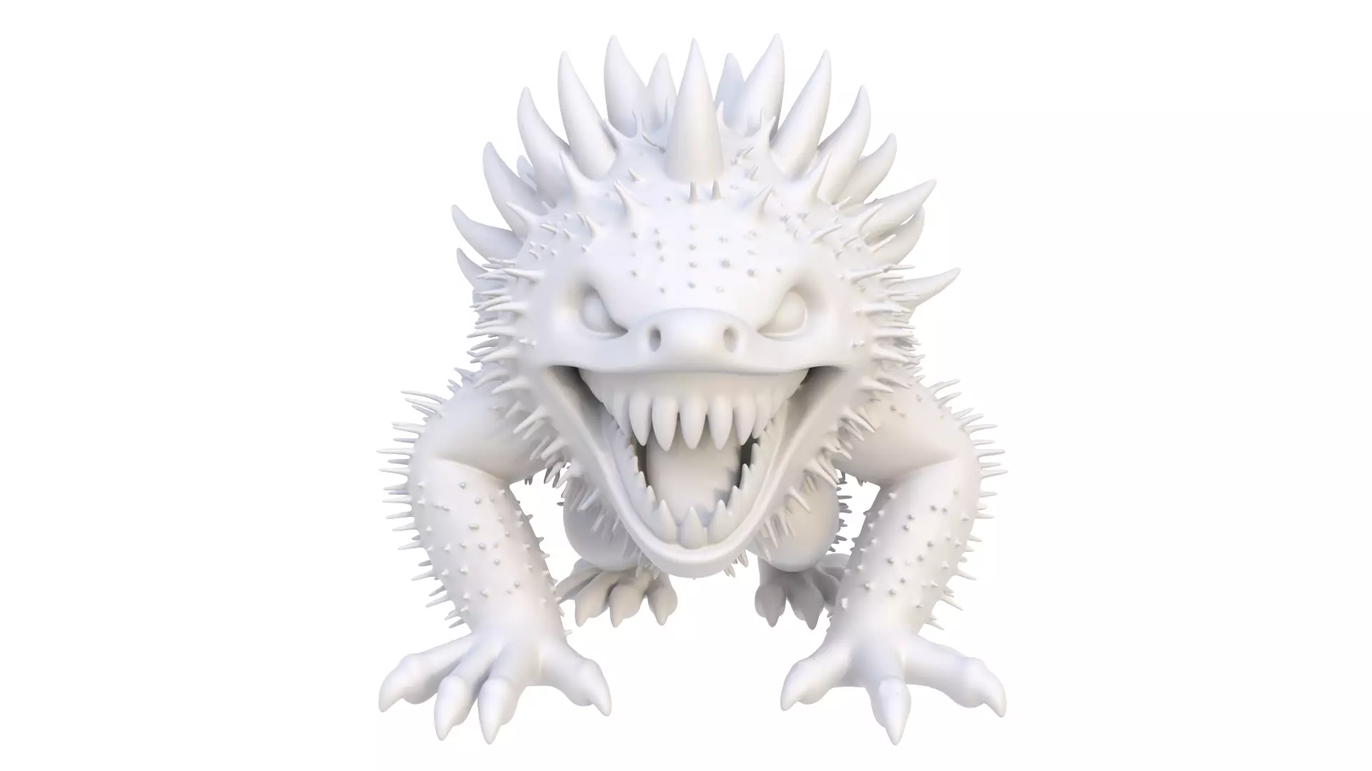 Rambutan predator 3D model_8