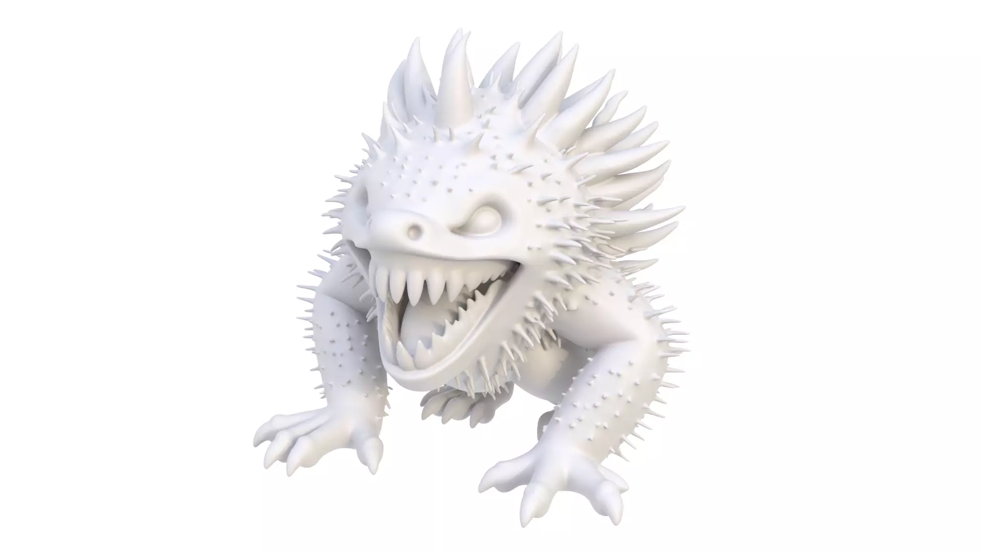 Rambutan predator 3D model_0