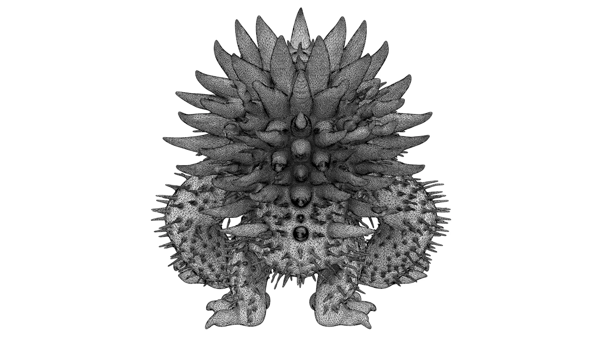 Rambutan predator 3D model_10