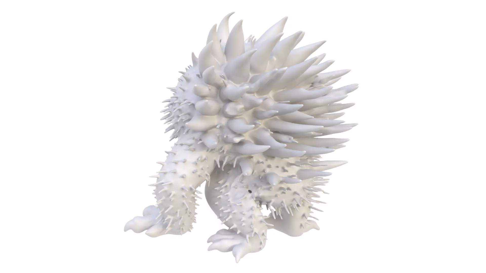 Rambutan predator 3D model_4