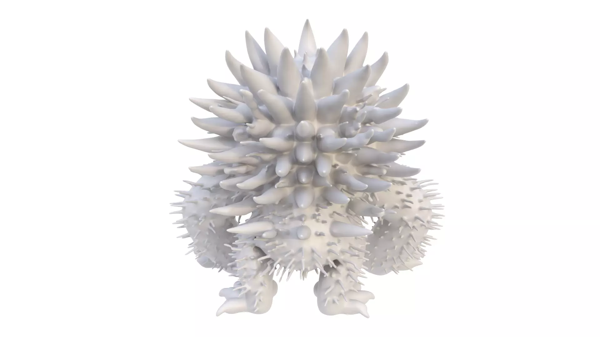 Rambutan predator 3D model_5