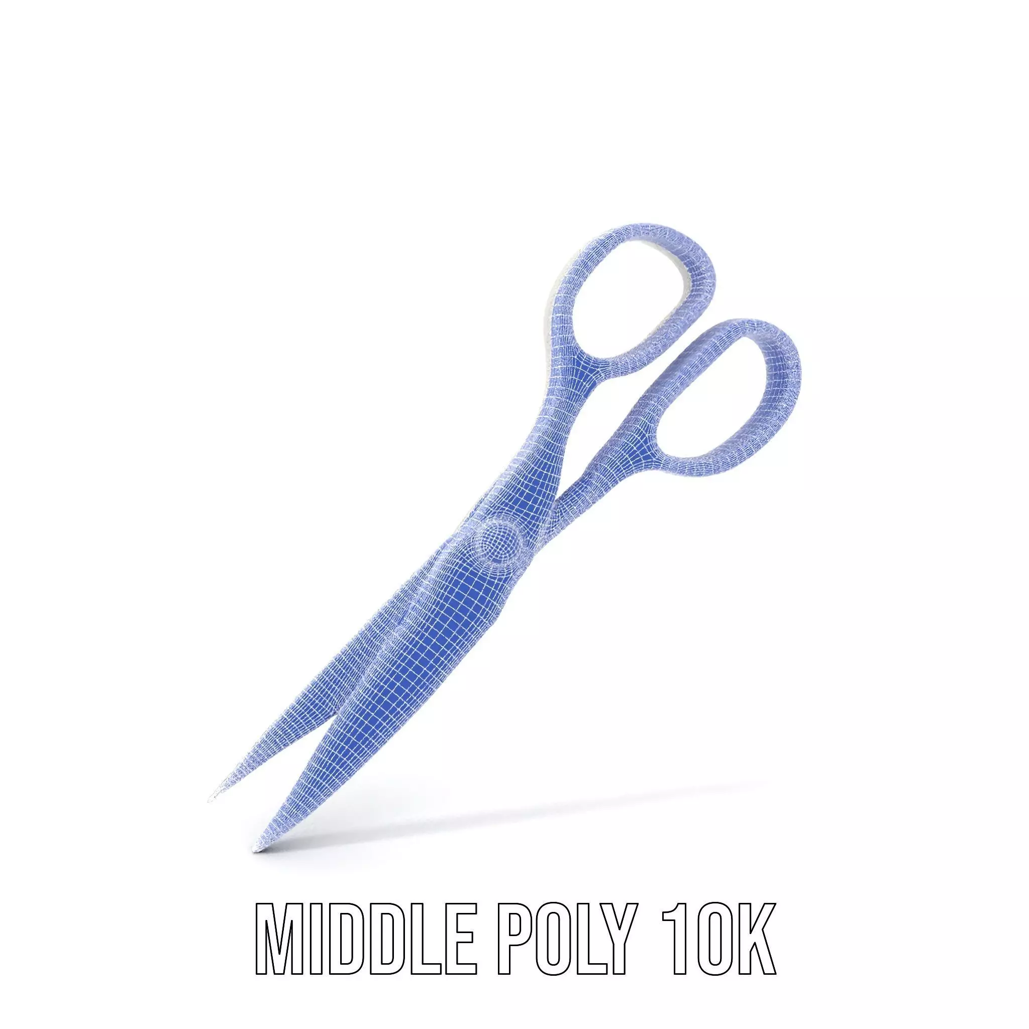 Sleek Stainless Scissors model pack Low-poly 3D model_17