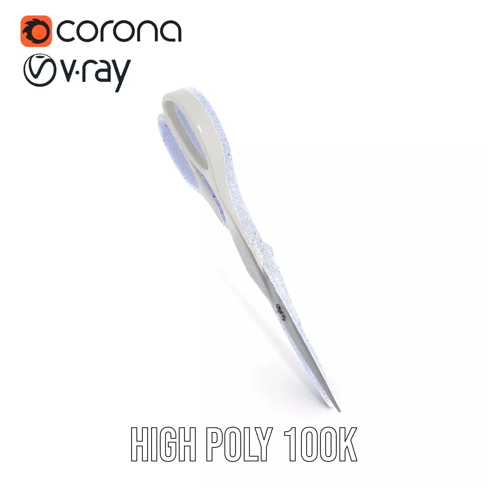 Sleek Stainless Scissors model pack Low-poly 3D model_24