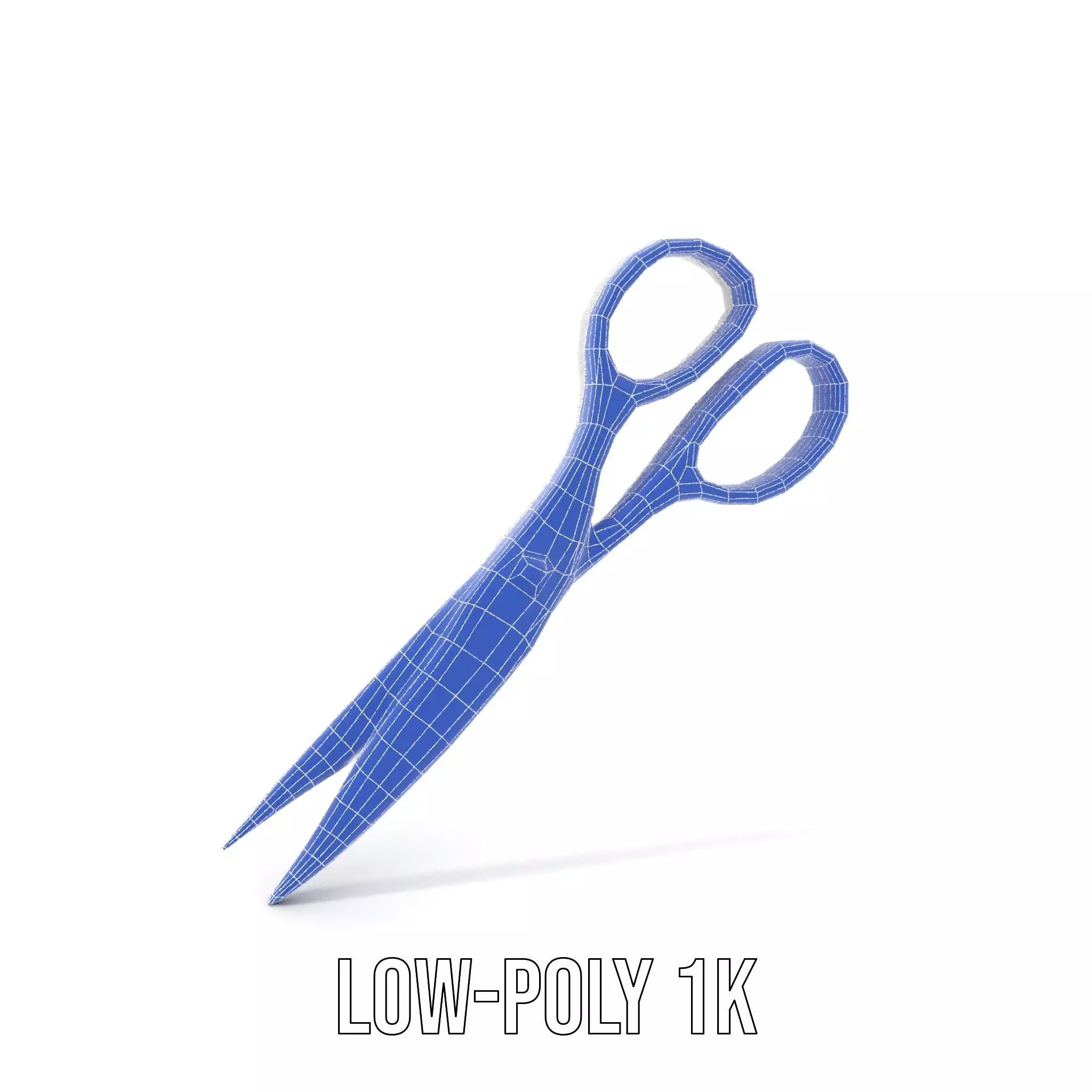 Sleek Stainless Scissors model pack Low-poly 3D model_26