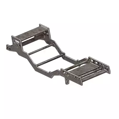 Rusty Automotive Chassis Frame