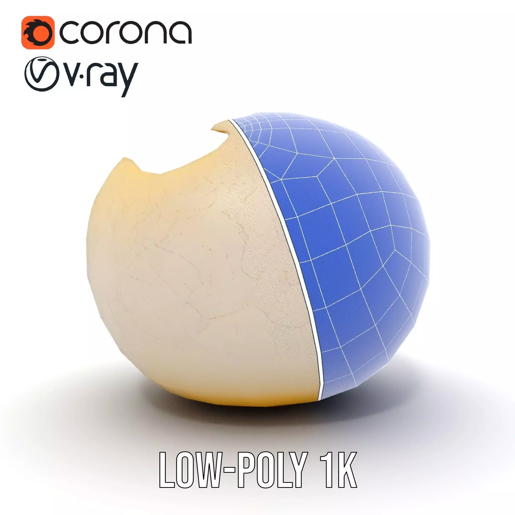 Cracked Eggshell model pack Low-poly 3D model_31