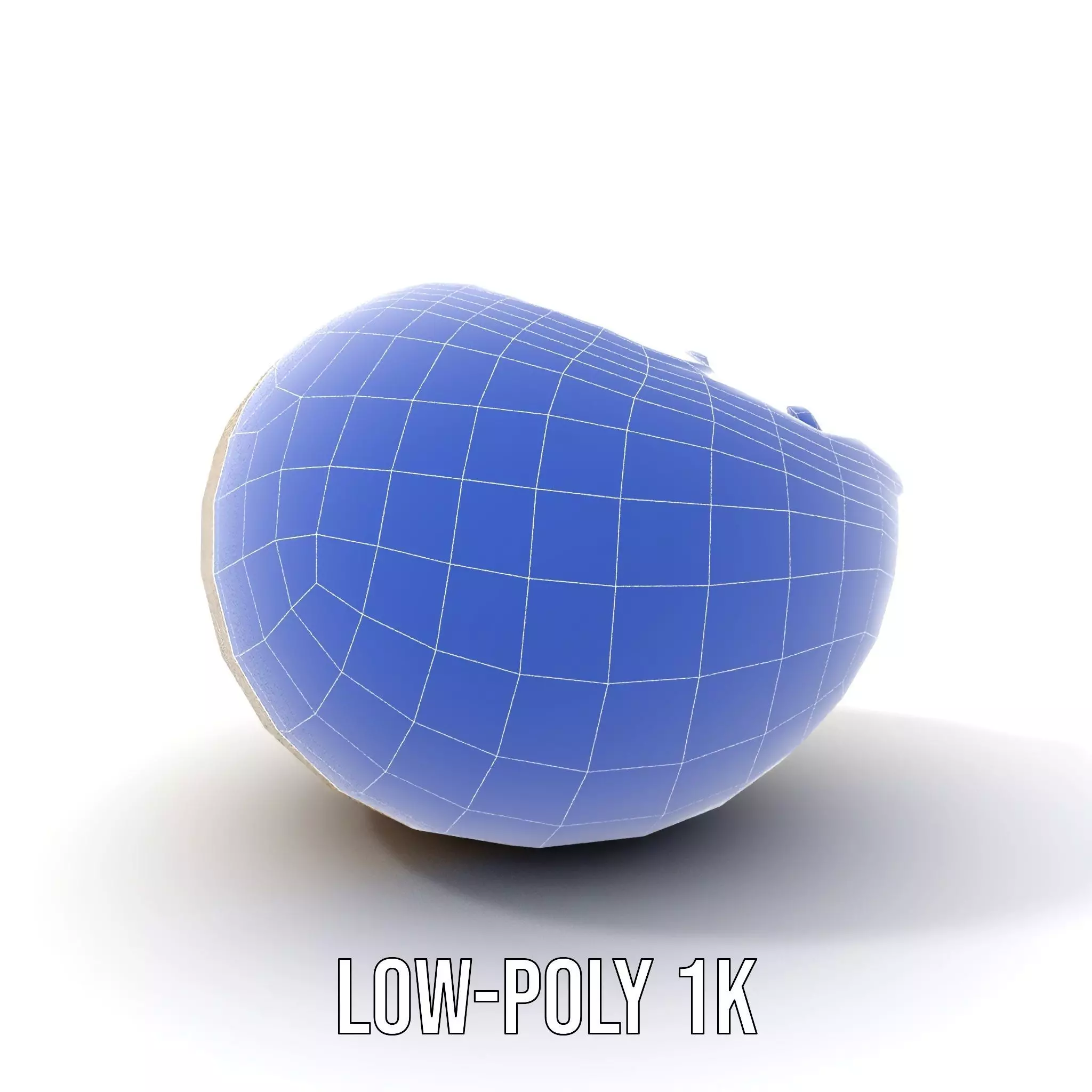 Cracked Eggshell model pack Low-poly 3D model_10