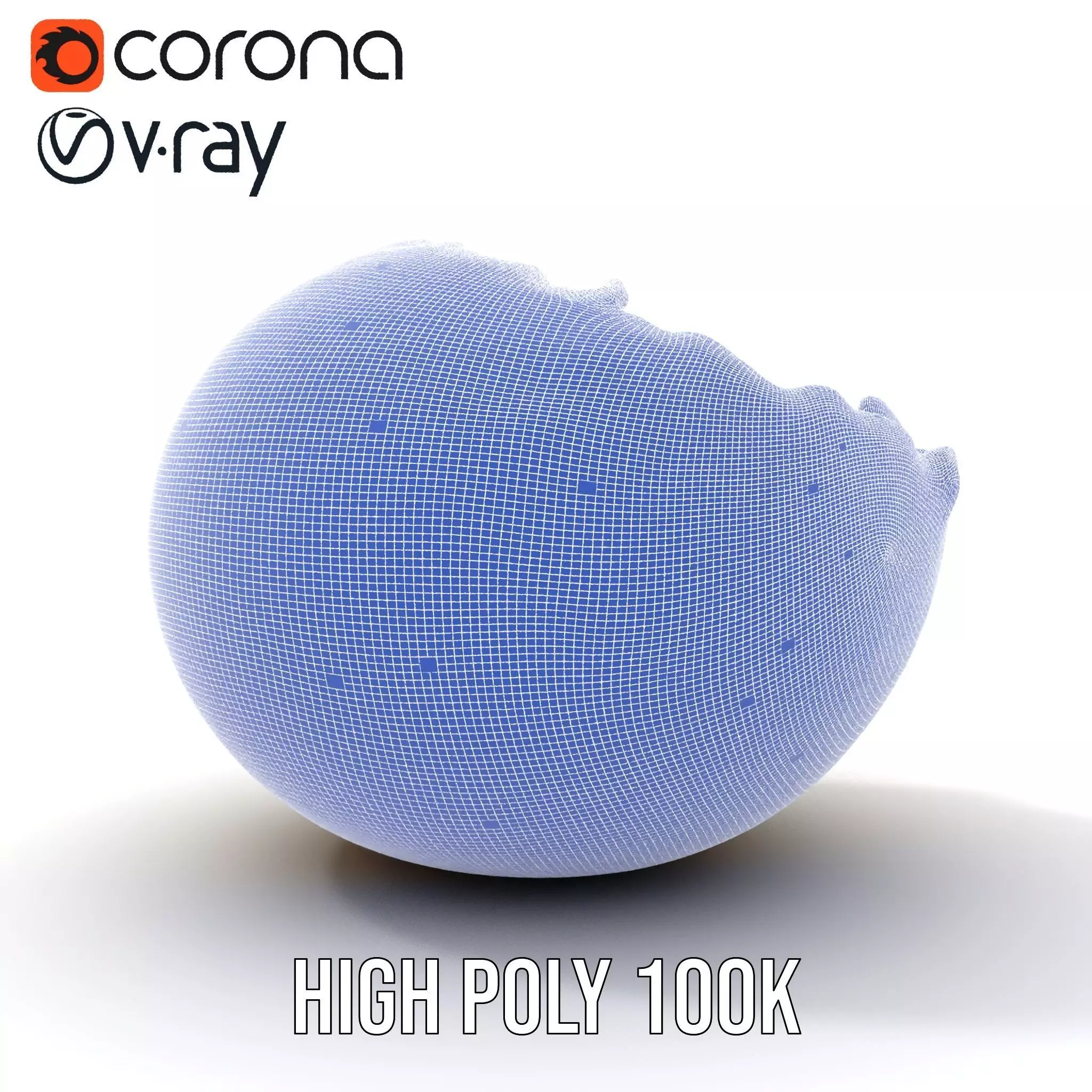 Cracked Eggshell model pack Low-poly 3D model_34