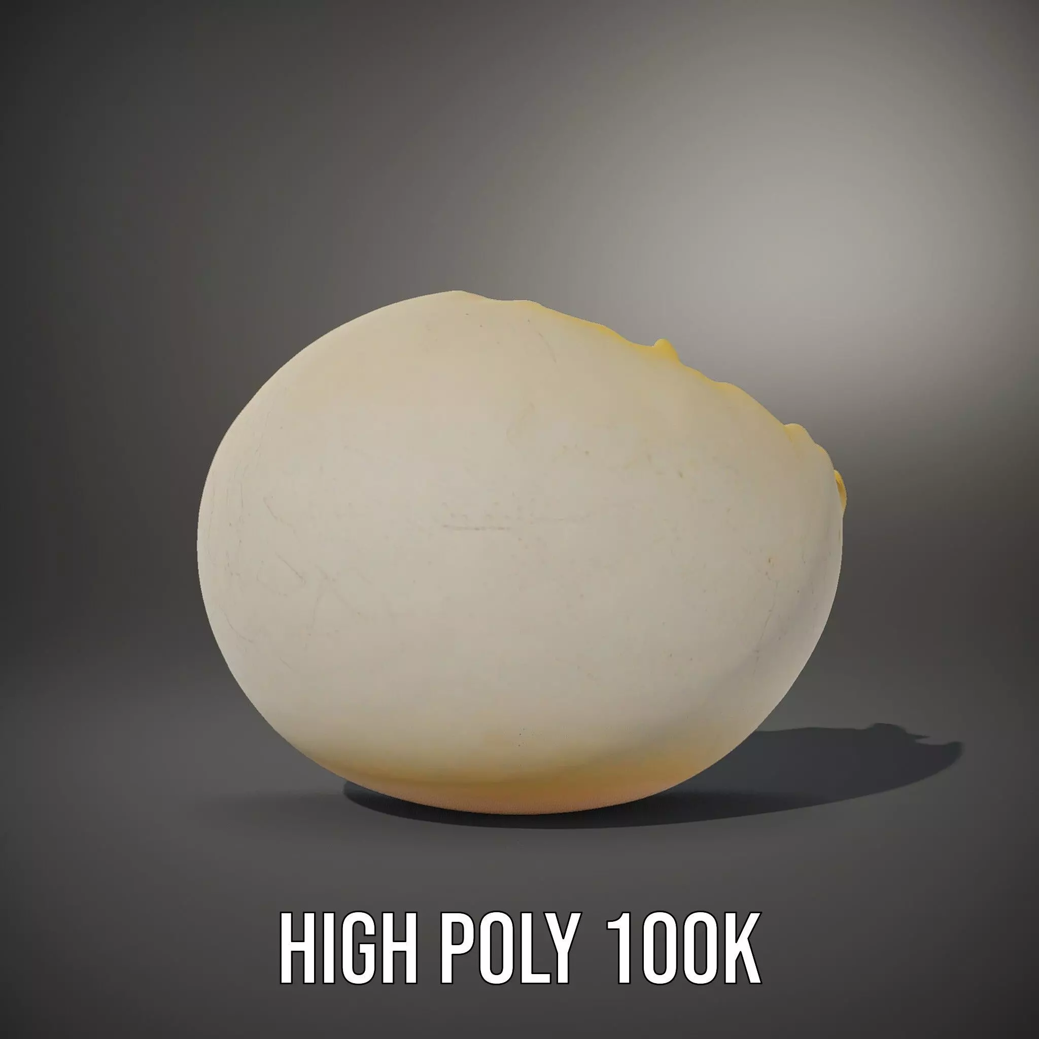 Cracked Eggshell model pack Low-poly 3D model_11