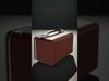Vintage Wooden Radio model pack Low-poly 3D model_2
